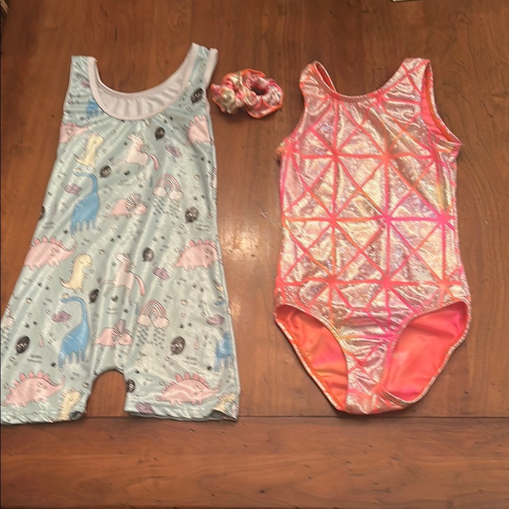 2 Gymnastics Leotards - Girls Size